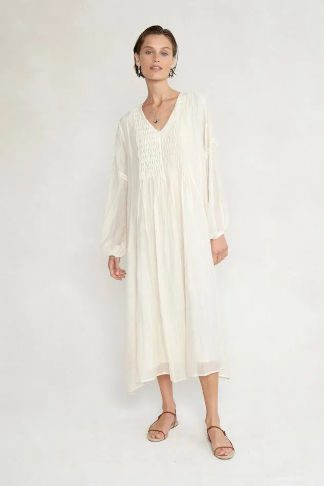 Chan Luu Dresses Women Pamela Dress Gardenia