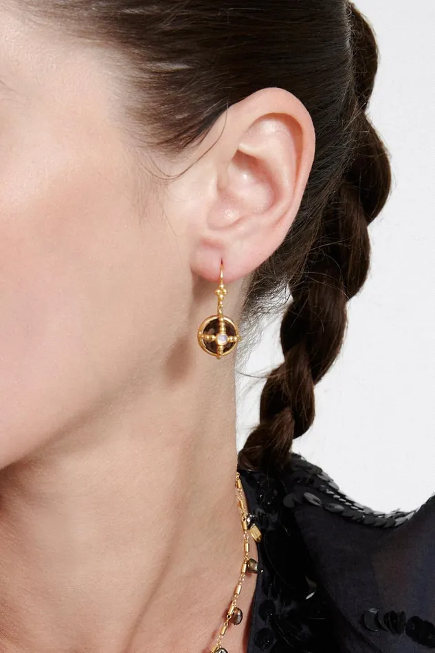 Chan Luu Earrings Women Charlotte Earrings Smoky Mix