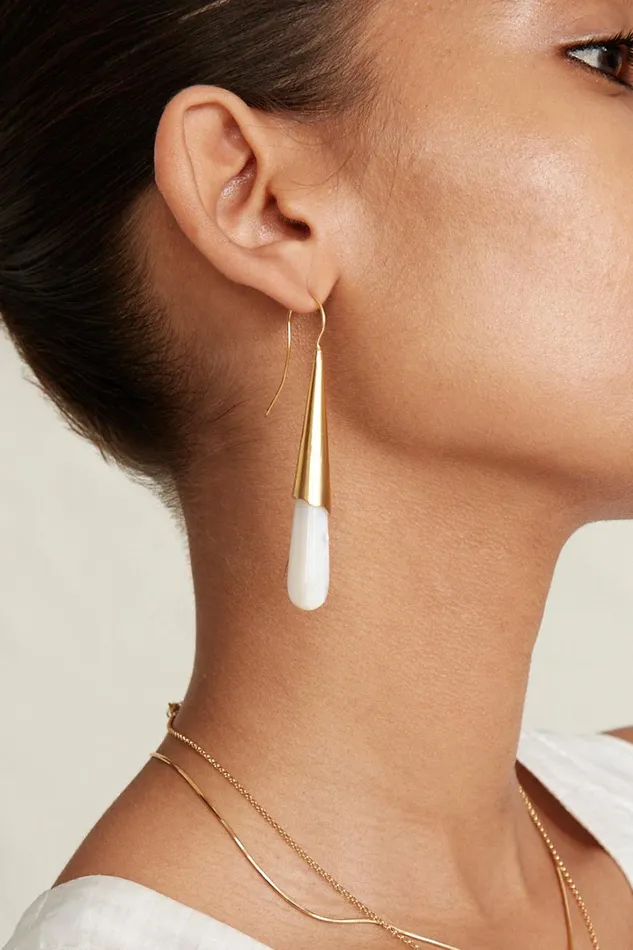 Chan Luu Earrings Women Tide Earrings White MOP