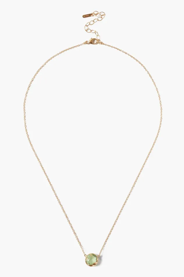 Chan Luu Necklaces Women August Birthstone Necklace Peridot Crystal