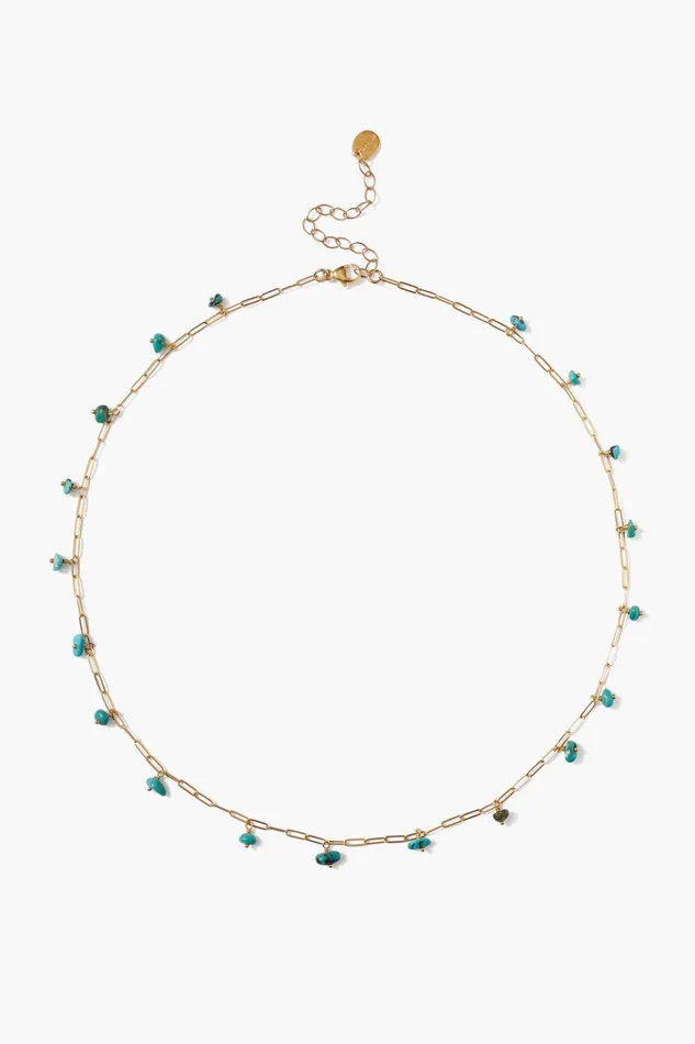 Chan Luu Necklaces Women Cayman Short Necklace Turquoise