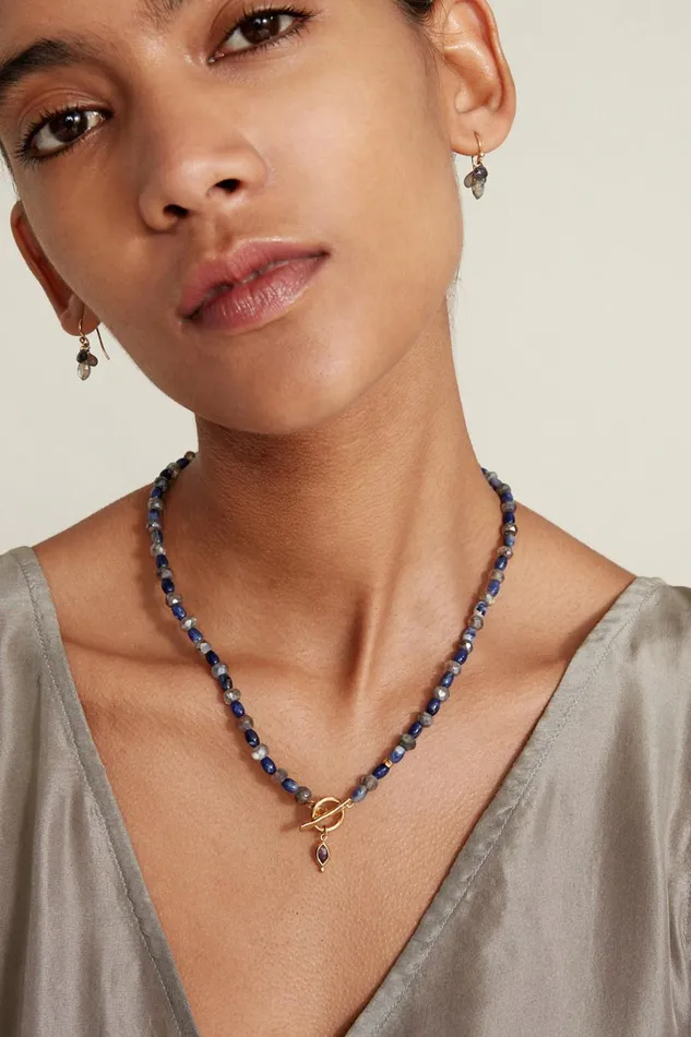Chan Luu Necklaces Women Indira Toggle Necklace Sodalite Mix