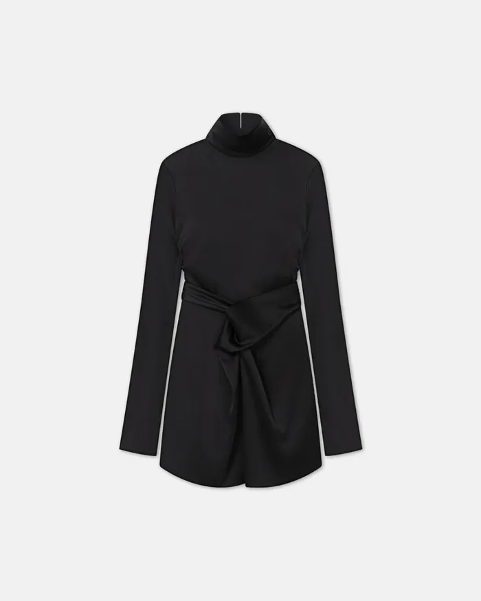 Charon Black Women Nanushka Dresses Charon Black Women Nanushka Dresses