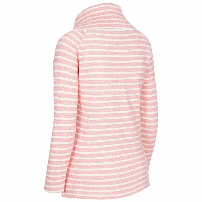 Cheery Striped Pull Over Hoodie Peach Women Trespass Hoodies