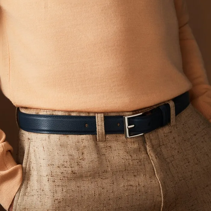 Christian Louboutin Belts Men Bizzbelt Belt 8211 Grained Calf Leather 8211 Navy Christian Louboutin Belts Men Bizzbelt Belt 8211 Grained Calf Leather 8211 Navy