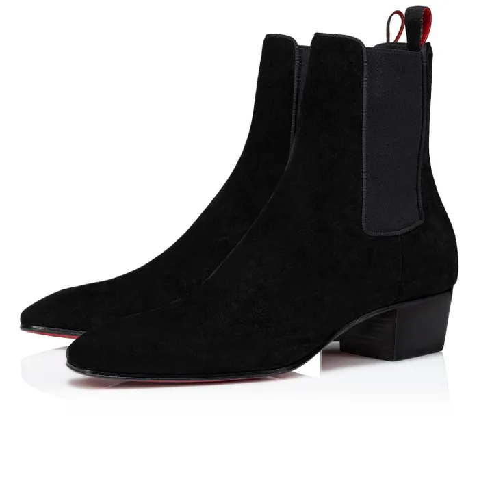 Christian Louboutin Boots Men Rosalio Chelsea 40 Mm Boots 8211 Calf Leather 8211 Black
