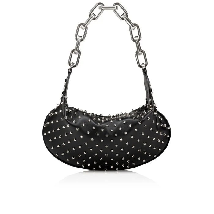 Christian Louboutin Clutches and Evening Bags Women Le 54 Chain Bag 8211 Nappa Leather And Spikes 8211 Black