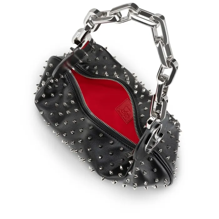 Christian Louboutin Clutches and Evening Bags Women Le 54 Chain Bag 8211 Nappa Leather And Spikes 8211 Black