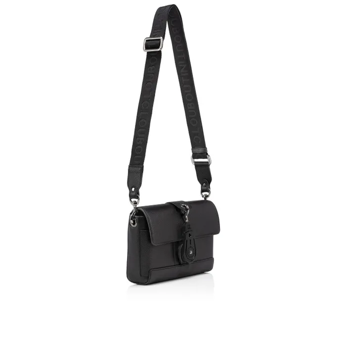 Christian Louboutin Crossbody Bags MenWomen Groovy Crossbody Bag 8211 Calf Alpin Leather 8211 Black