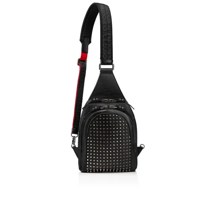 Christian Louboutin Crossbody Bags MenWomen Loubifunk Backpack 8211 Calf Leather And Spikes 8211 Black Christian Louboutin Crossbody Bags MenWomen Loubifunk Backpack 8211 Calf Leather And Spikes 8211 Black