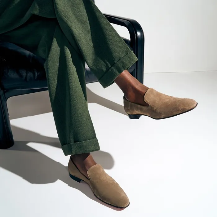 Christian Louboutin Loafers and Moccasins Men Dandelion Loafers 8211 Petunia Printed Calf Leather 8211 Saharienne Christian Louboutin Loafers and Moccasins Men Dandelion Loafers 8211 Petunia Printed Calf Leather 8211 Saharienne