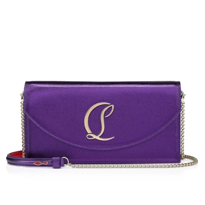 Christian Louboutin Mini Bags Women Loubi54 Clutch 8211 Nappa Leather 8211 Jacaranda