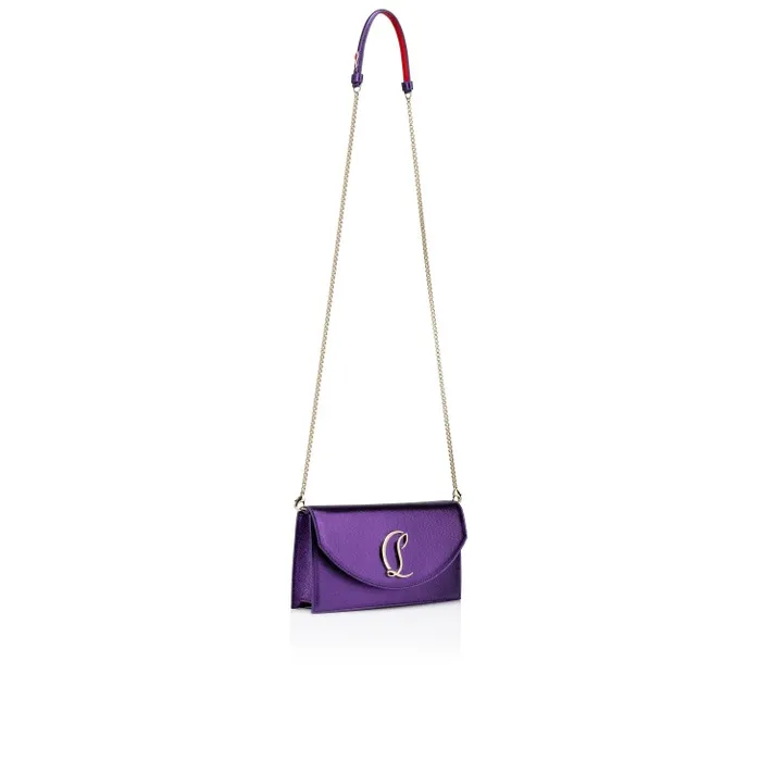 Christian Louboutin Mini Bags Women Loubi54 Clutch 8211 Nappa Leather 8211 Jacaranda