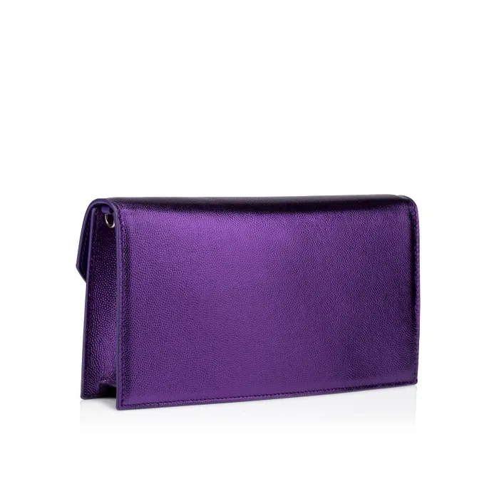 Christian Louboutin Mini Bags Women Loubi54 Clutch 8211 Nappa Leather 8211 Jacaranda