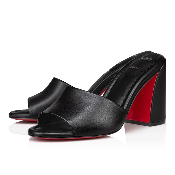 Christian Louboutin Mules Women Jane Mule 85mm Mules 8211 Nappa Leather 8211 Black Christian Louboutin Mules Women Jane Mule 85mm Mules 8211 Nappa Leather 8211 Black