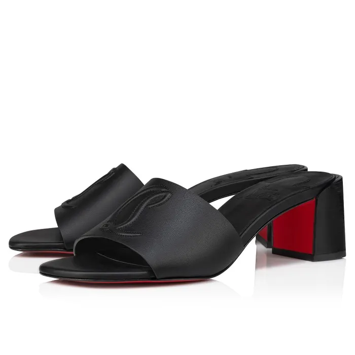 Christian Louboutin Mules Women So CL Mule 55 Mm Mules Sandals 8211 Calf Leather 8211 Black Christian Louboutin Mules Women So CL Mule 55 Mm Mules Sandals 8211 Calf Leather 8211 Black
