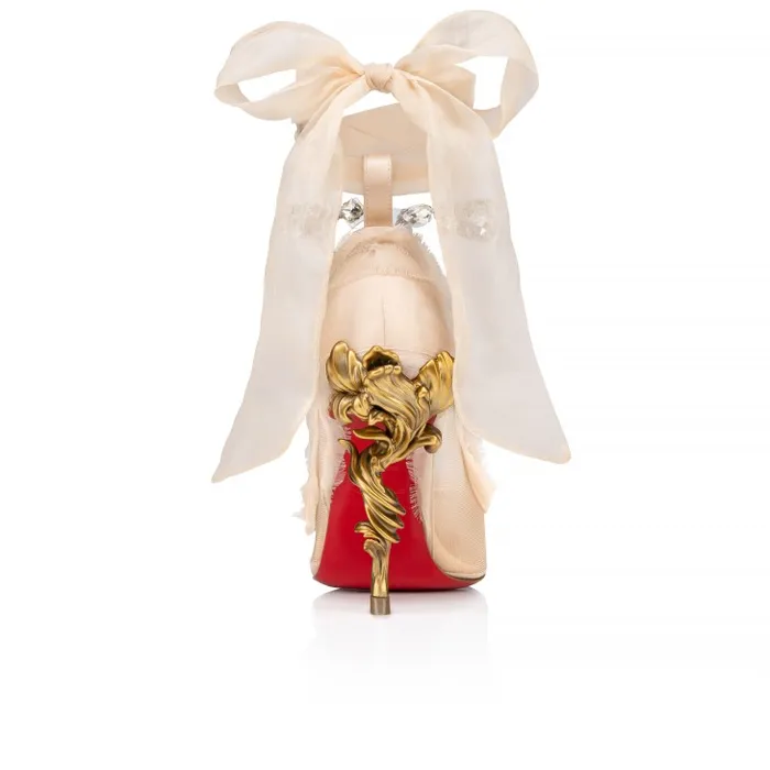 Christian Louboutin Pumps Women Belle And Jewels 100 Mm Strappy Pumps 8211 Mesh And Jewel 8211 Blush