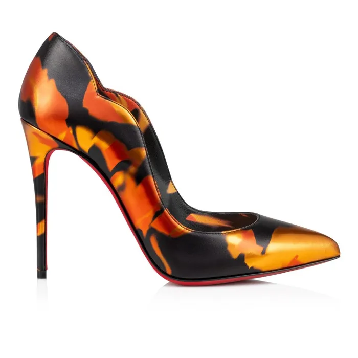 Christian Louboutin Pumps Women Hot Chick 100 Mm Pumps 8211 Specchio Leather On Fire 8211 Multicolor