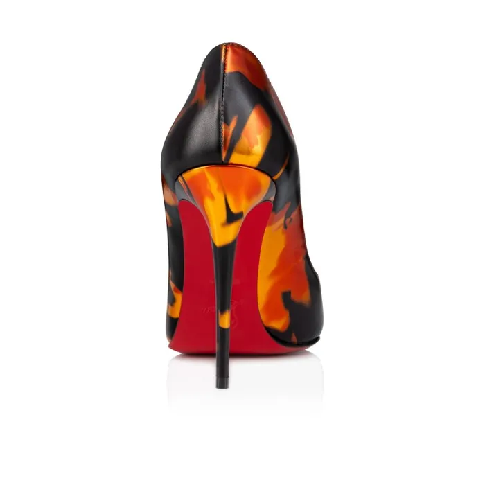 Christian Louboutin Pumps Women Hot Chick 100 Mm Pumps 8211 Specchio Leather On Fire 8211 Multicolor