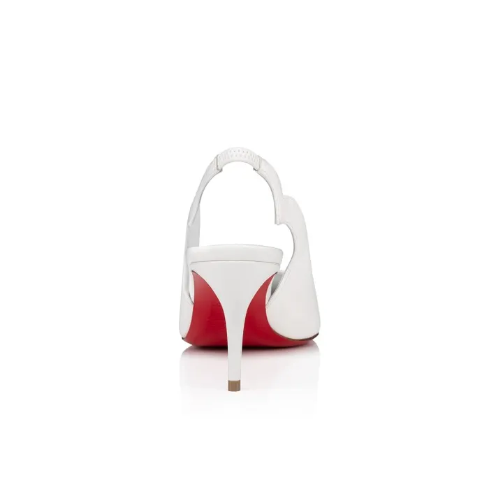 Christian Louboutin Pumps Women Hot Chick Sling 70mm Sling Back Pumps 8211 Nappa Leather 8211 Bianco