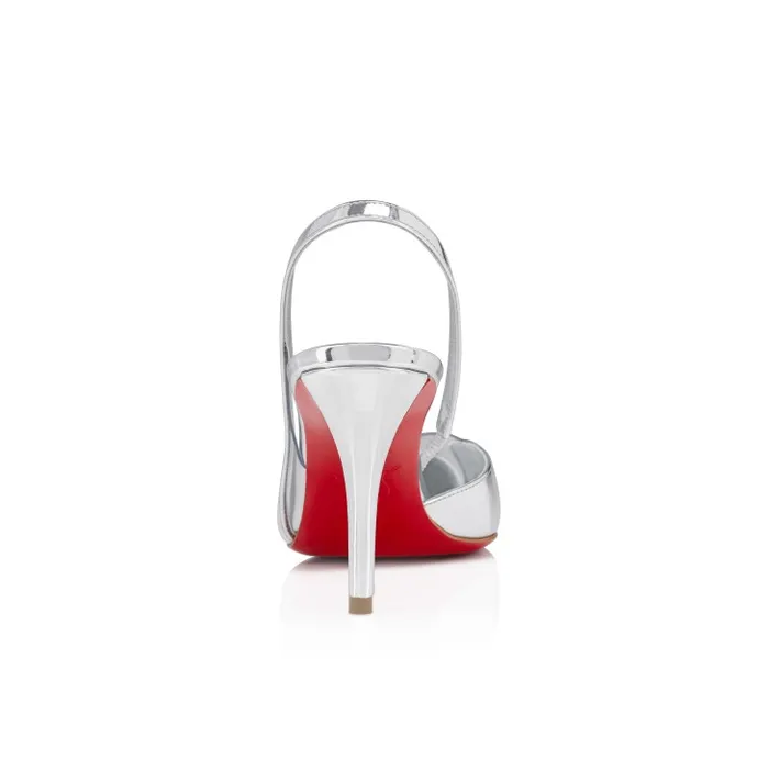 Christian Louboutin Pumps Women Posticha 80 Mm Sling Back Pumps 8211 Specchio Leather And PVC 8211 Silver