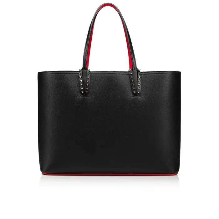 Christian Louboutin Shoulder Bags Women Cabata Tote Bag 8211 Grained Calf Leather And Smooth Calf Leather 8211 Black