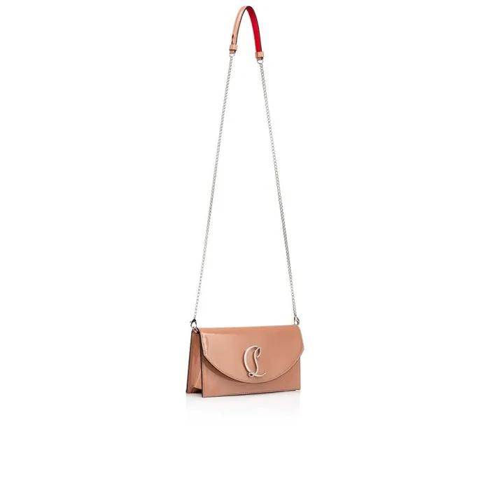 Christian Louboutin Shoulder Bags Women Loubi54 Clutch 8211 Patent Calf And Metal 8211 Blush