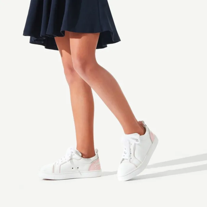 Christian Louboutin Sneakers Kids Funnyto Sneakers 8211 Calf Leather And Patent Calf Leather 8211 Rosy Christian Louboutin Sneakers Kids Funnyto Sneakers 8211 Calf Leather And Patent Calf Leather 8211 Rosy