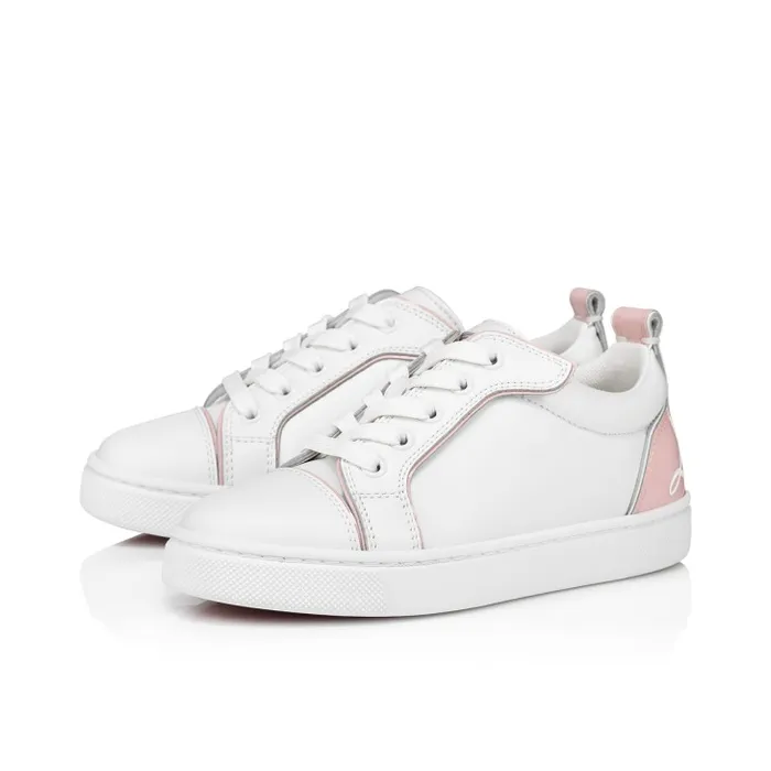 Christian Louboutin Sneakers Kids Funnyto Sneakers 8211 Calf Leather And Patent Calf Leather 8211 Rosy
