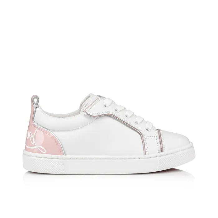 Christian Louboutin Sneakers Kids Funnyto Sneakers 8211 Calf Leather And Patent Calf Leather 8211 Rosy