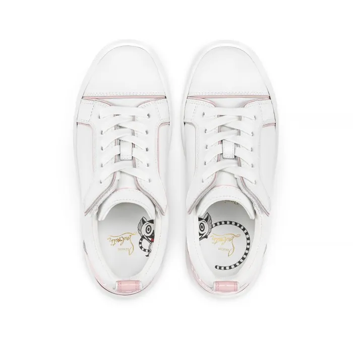 Christian Louboutin Sneakers Kids Funnyto Sneakers 8211 Calf Leather And Patent Calf Leather 8211 Rosy