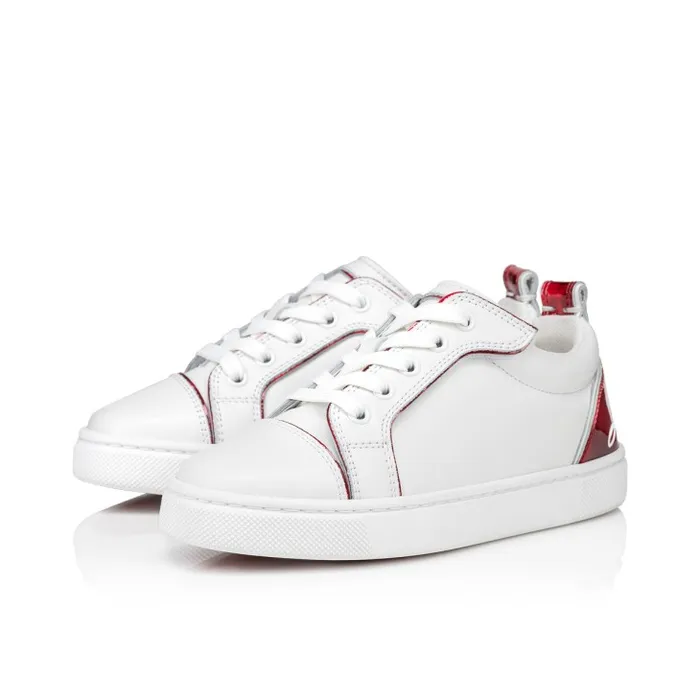 Christian Louboutin Sneakers Kids Funnyto Sneakers 8211 Calf Leather And Patent Calf Leather Psychic 8211 Loubi