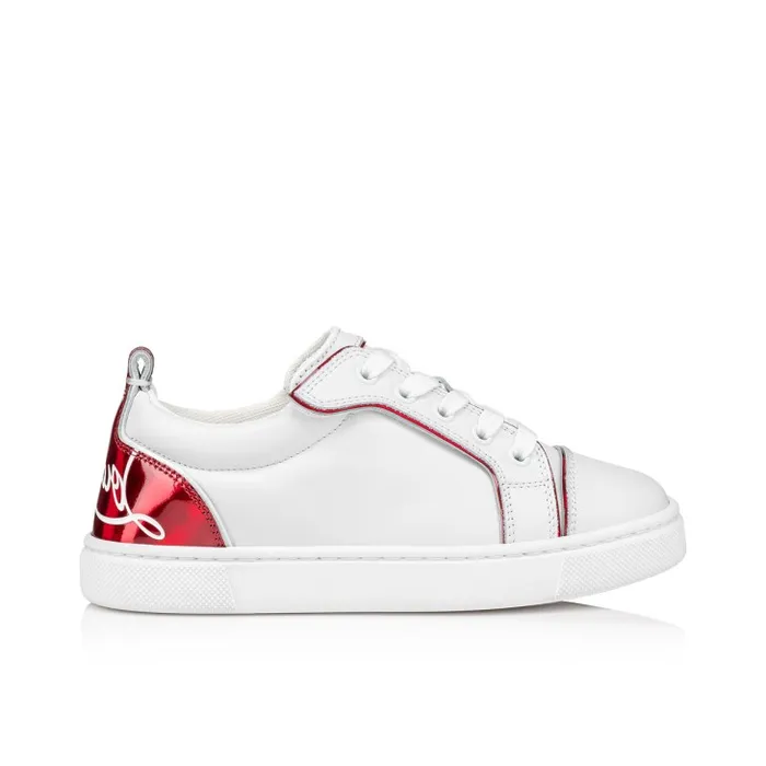 Christian Louboutin Sneakers Kids Funnyto Sneakers 8211 Calf Leather And Patent Calf Leather Psychic 8211 Loubi