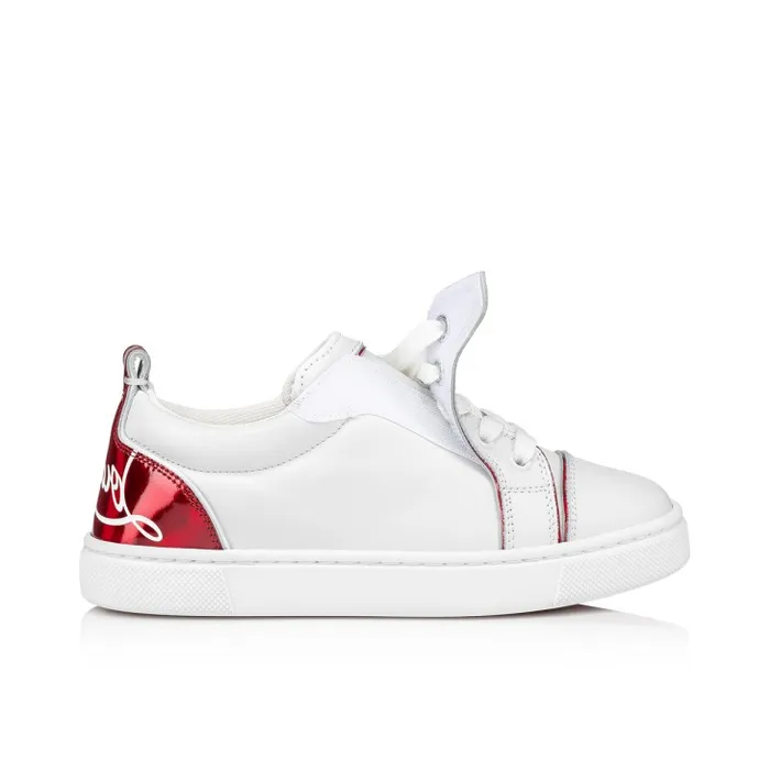 Christian Louboutin Sneakers Kids Funnyto Sneakers 8211 Calf Leather And Patent Calf Leather Psychic 8211 Loubi
