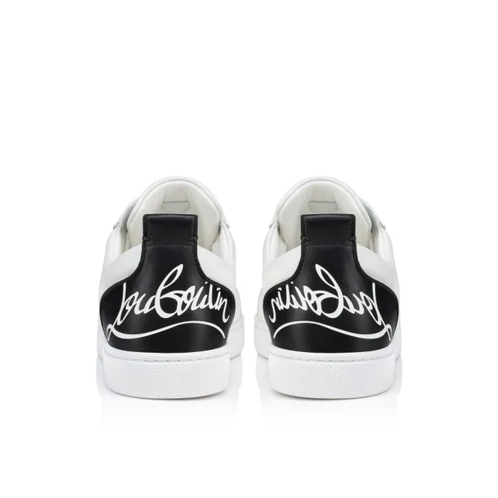 Christian Louboutin Sneakers Men Fun Louis Junior Sneakers 8211 Smooth Calf Leather 8211 White