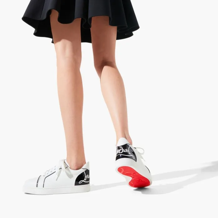 Christian Louboutin Sneakers Women Fun Vieira Lowtop Sneakers 8211 Calf Leather 8211 Black Christian Louboutin Sneakers Women Fun Vieira Lowtop Sneakers 8211 Calf Leather 8211 Black