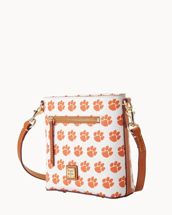 Collegiate Clemson University Small Zip Crossbody Clemson Women Dooney and Bourke Crossbodies Collegiate Clemson University Small Zip Crossbody Clemson Women Dooney and Bourke Crossbodies