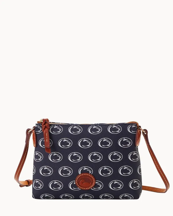 Collegiate Penn State University Crossbody Pouchette Penn State Women Dooney and Bourke Crossbodies Collegiate Penn State University Crossbody Pouchette Penn State Women Dooney and Bourke Crossbodies