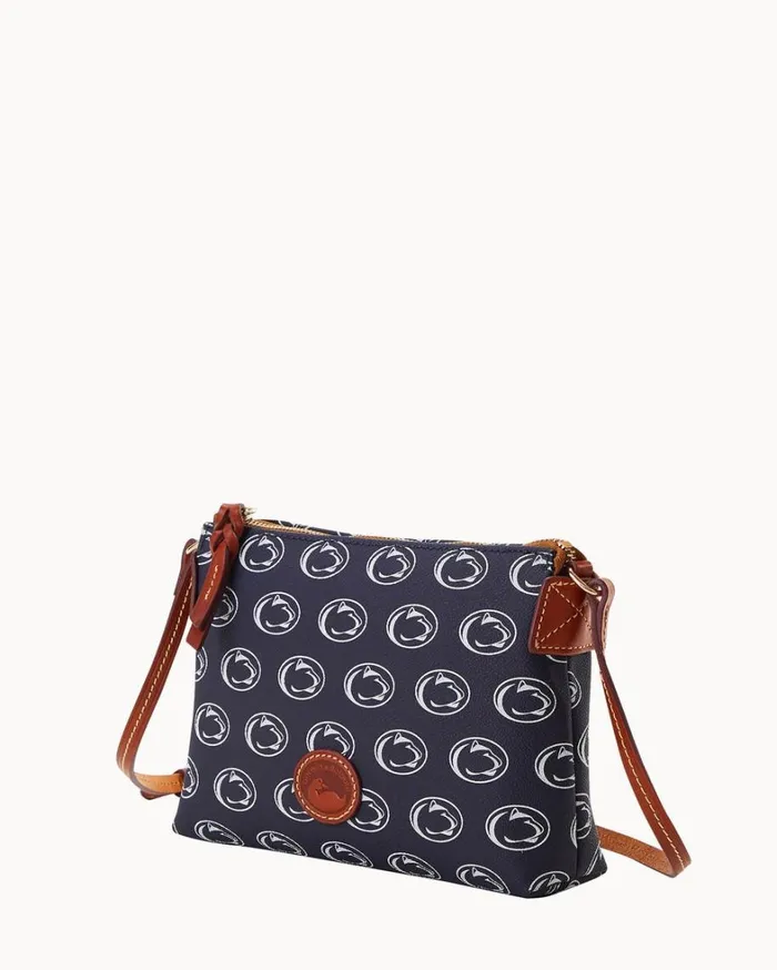 Collegiate Penn State University Crossbody Pouchette Penn State Women Dooney and Bourke Crossbodies Collegiate Penn State University Crossbody Pouchette Penn State Women Dooney and Bourke Crossbodies