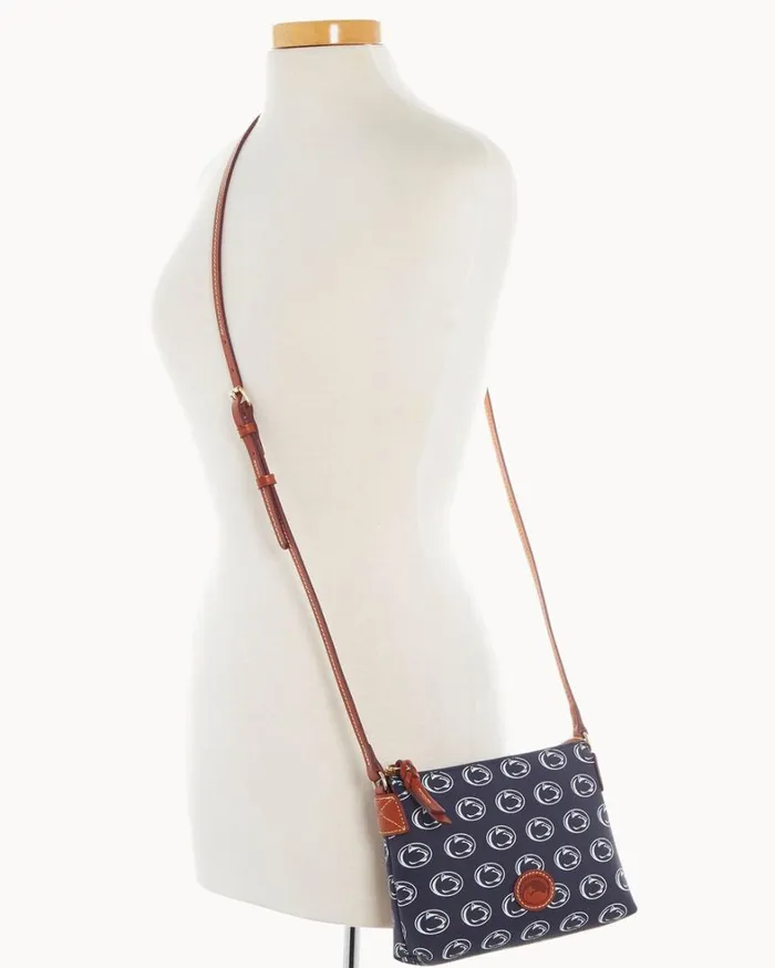 Collegiate Penn State University Crossbody Pouchette Penn State Women Dooney and Bourke Crossbodies Collegiate Penn State University Crossbody Pouchette Penn State Women Dooney and Bourke Crossbodies
