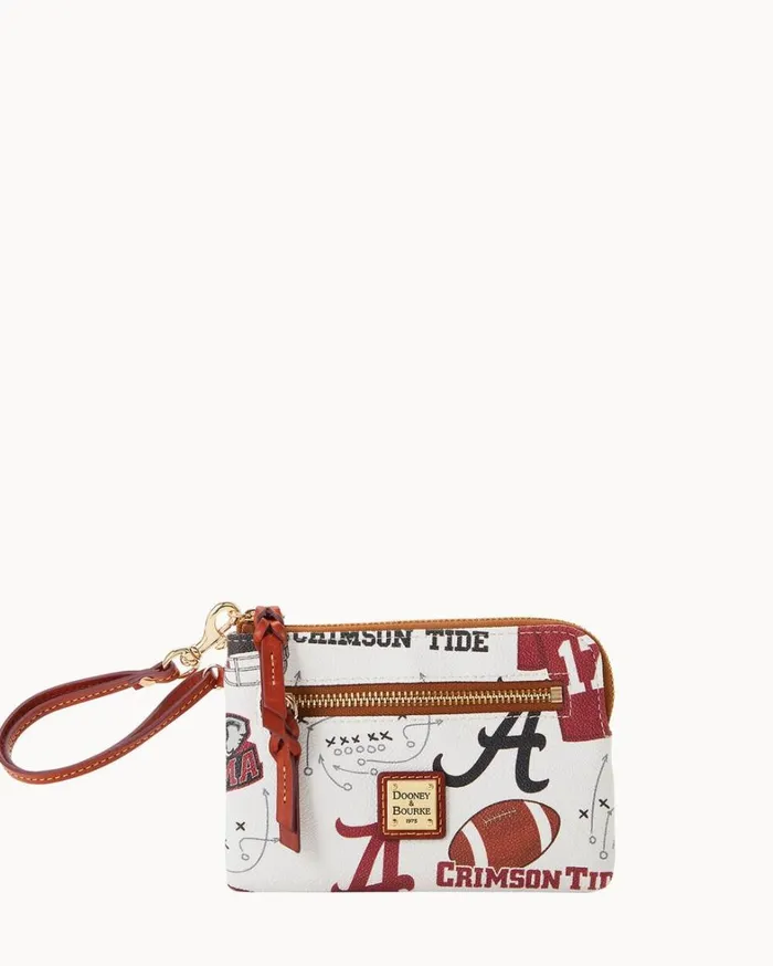 Collegiate University Of Alabama Zip Around Wristlet White Multi Women Dooney and Bourke Wallets Collegiate University Of Alabama Zip Around Wristlet White Multi Women Dooney and Bourke Wallets