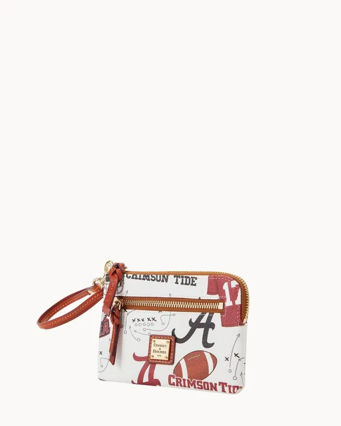 Collegiate University Of Alabama Zip Around Wristlet White Multi Women Dooney and Bourke Wallets Collegiate University Of Alabama Zip Around Wristlet White Multi Women Dooney and Bourke Wallets
