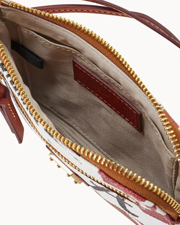 Collegiate University Of Alabama Zip Around Wristlet White Multi Women Dooney and Bourke Wallets Collegiate University Of Alabama Zip Around Wristlet White Multi Women Dooney and Bourke Wallets