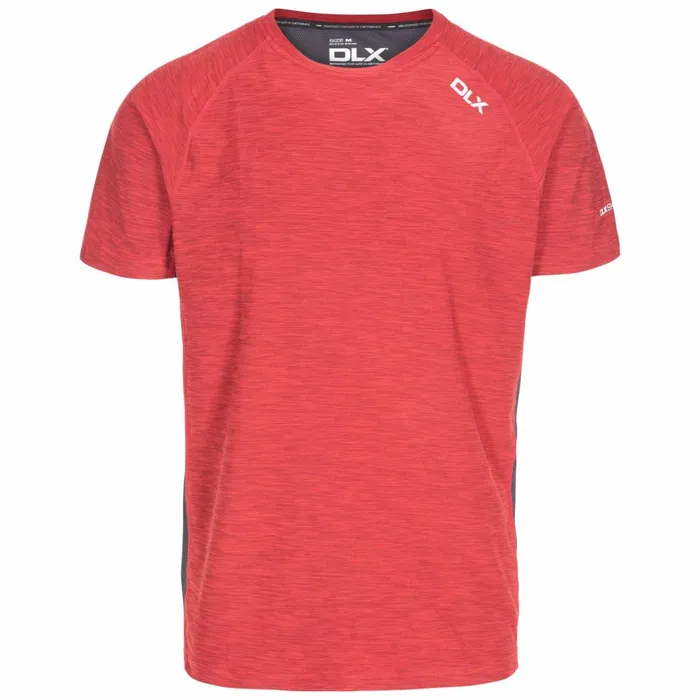 Cooper DLX Active TShirt Merlot Marl Men Trespass Gym and Sports Tops