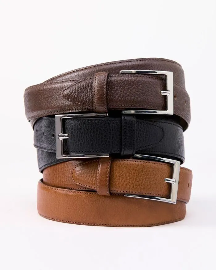 Cotton Traders Belts Smart Leather Belt 8211 Men
