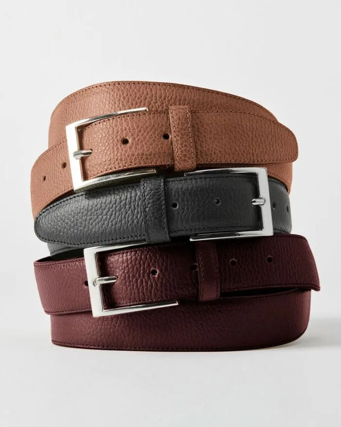 Cotton Traders Belts Smart Leather Belt 8211 Men