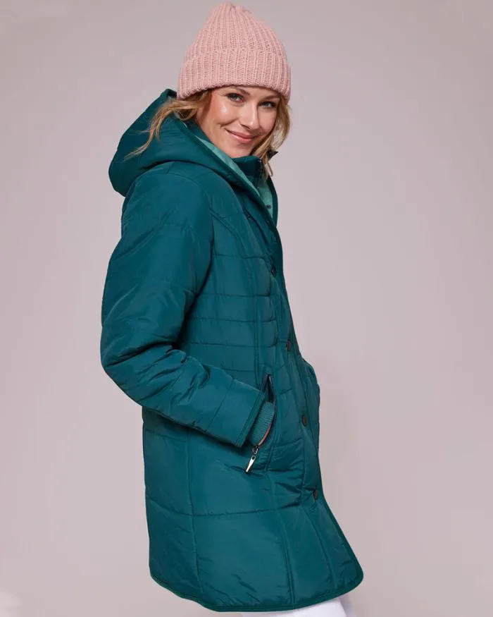 Cotton Traders Coats and Jackets Padded Hooded Jacket 8211 Women