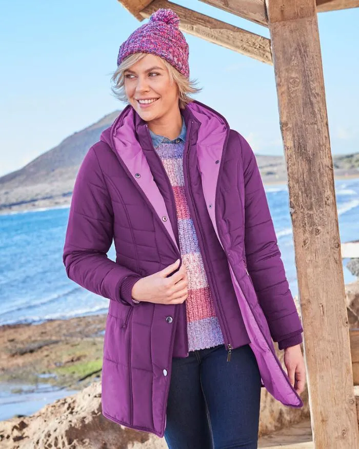 Cotton Traders Coats and Jackets Padded Hooded Jacket 8211 Women