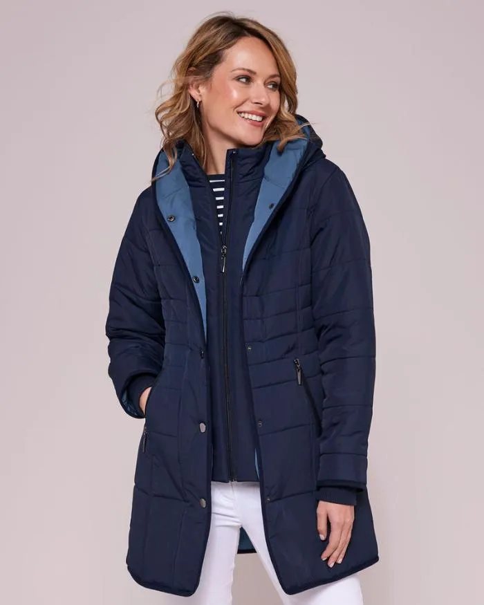 Cotton Traders Coats and Jackets Padded Hooded Jacket 8211 Women