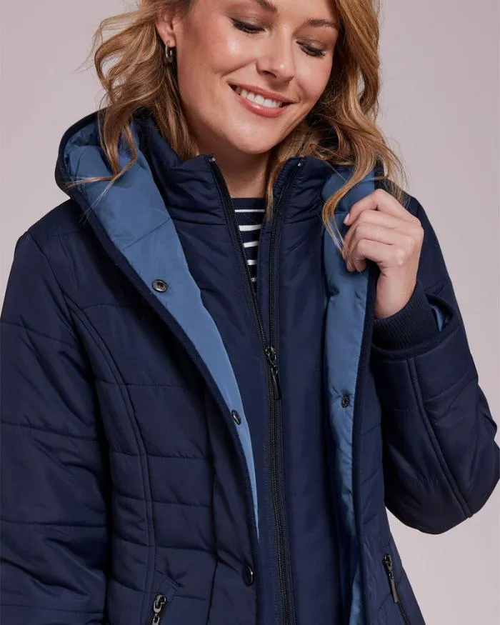 Cotton Traders Coats and Jackets Padded Hooded Jacket 8211 Women